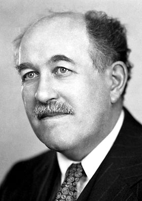 Otto Stern, in a black and white portrait